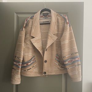 Pendleton Wool Collared Jacket with Patterns